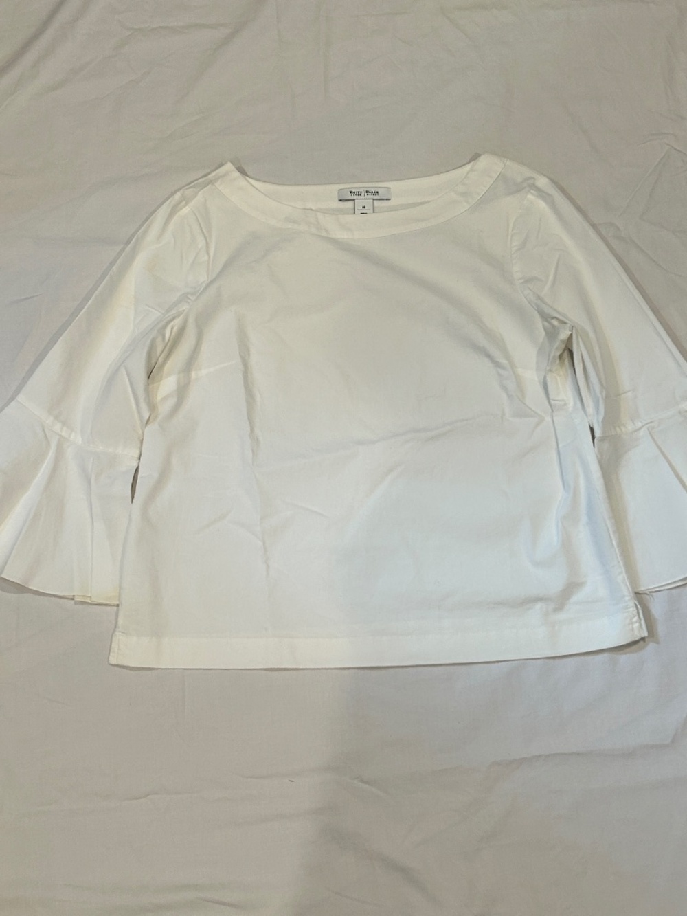 White House Black Market - White Stretch Blouse - 10